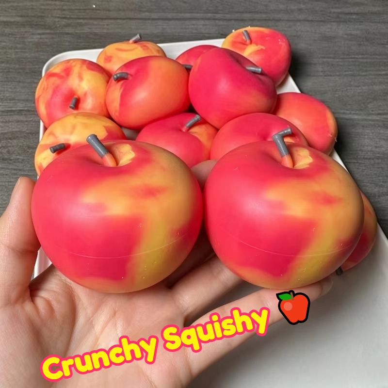 Party Games For Christmas - Juguete antiestrés con forma de manzana,