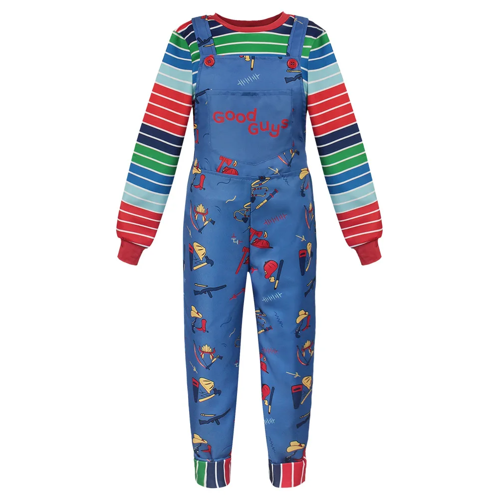 Party Games For Adults And Kids - 2025 Chucky Cosplay disfraz camisa pantalones