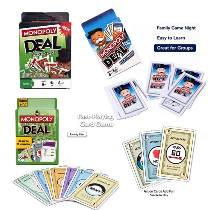 Hasbro Game Monopoly - Hasbro Monopoly Deal, juego de cartas