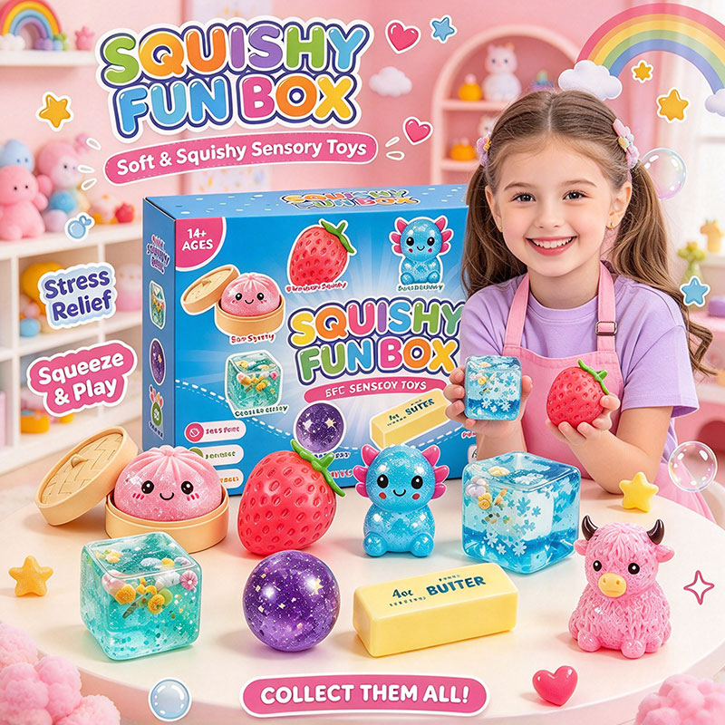 Paquete de 8 juguetes blandos  - Party Games For Adults And Kids reseña y precio