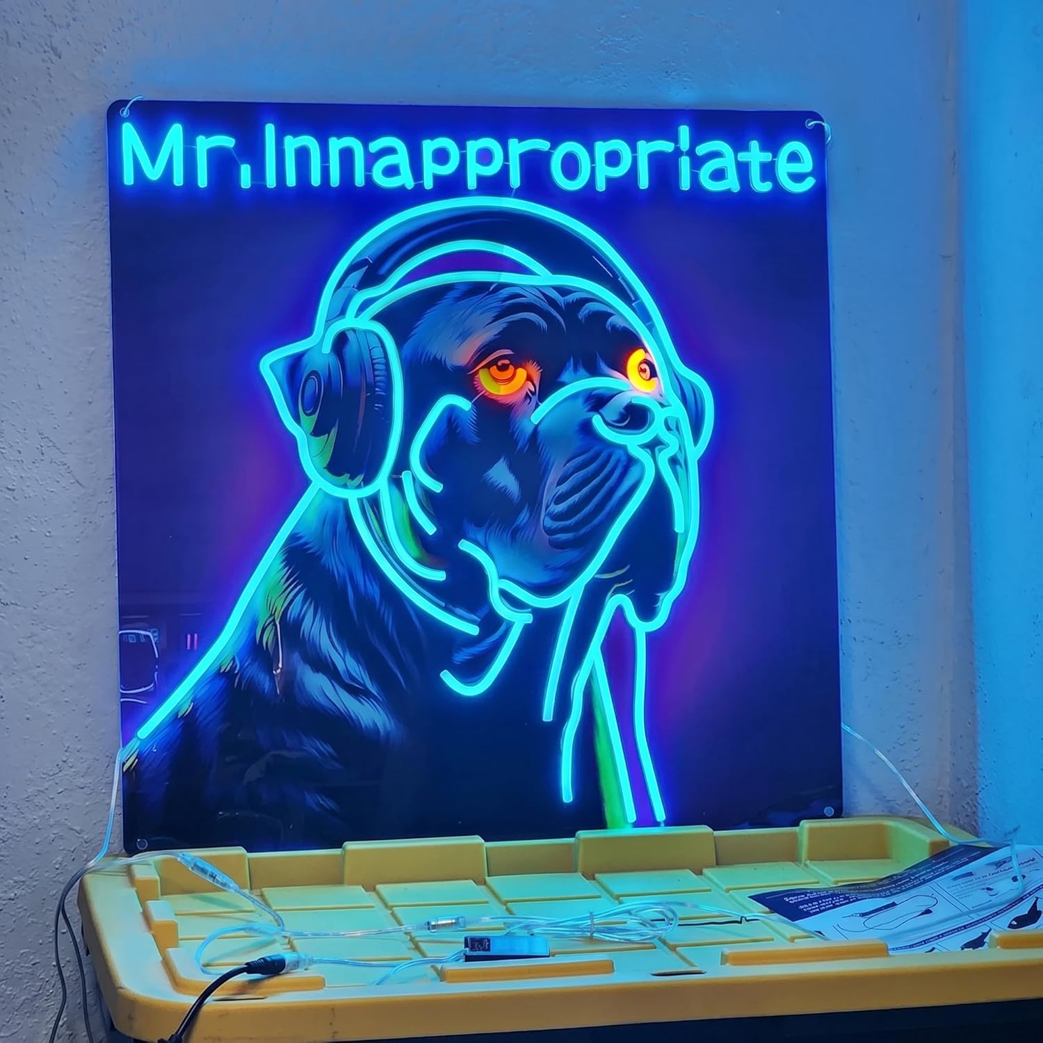 Letrero de neón LED personaliz - Party Games Name reseña y precio