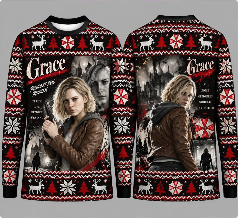 Sudadera con estampado de pers - Party Games For Christmas reseña y precio